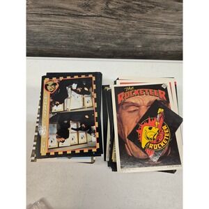 1991 Topps The Rocketeer Trading Cards Lot Stickers Disney Movie Vintage